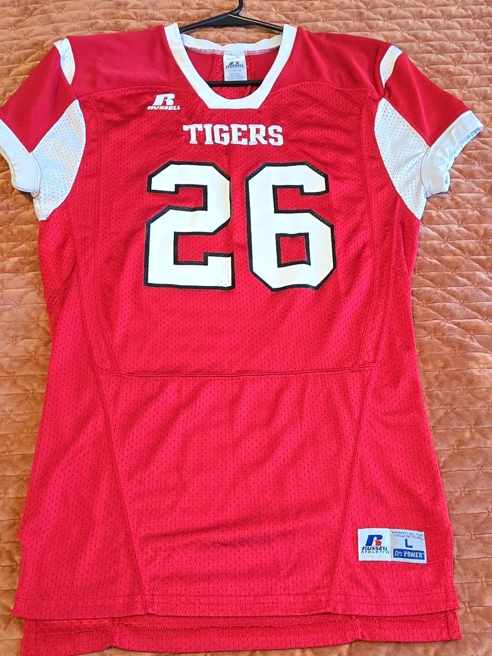 Russell Athletic 'Tigers' Jersey #26 Vintage, Original,clean,players One